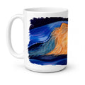 Yorkie Ceramic Coffee Mug 15 oz Decorative Large C Handle Mug Cup for Tea, Cocoa Hot Chocolate