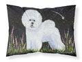 Bichon Frise Standard Pillowcase Lightweight Super Soft Easy Care Decorative Artwork Pillowcase, Standard