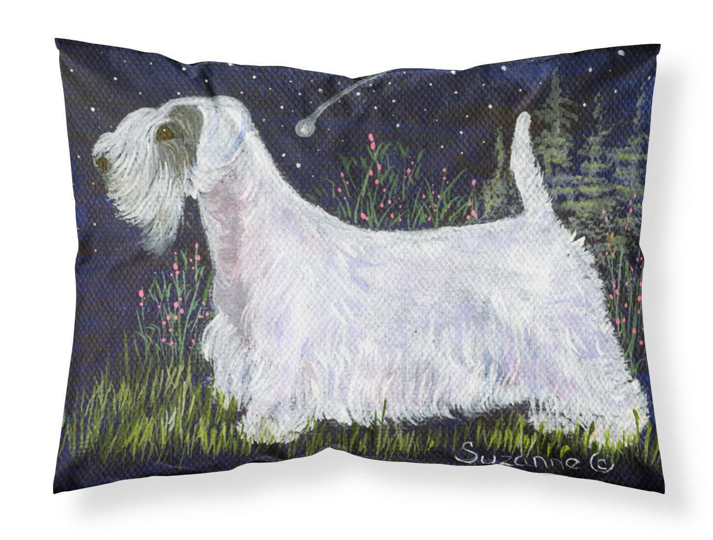 Sealyham Terrier Standard Pillowcase Lightweight Super Soft Easy Care Decorative Artwork Pillowcase, Standard