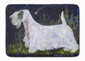 Sealyham Terrier Memory Foam Kitchen Mat Machine Washable Anti-Fatigue Cushion Comfort Bath or Kitchen Rug