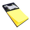 Sealyham Terrier Watercolor Sticky Note Holder Refillable Dispenser Desk Accessory 3x3 Pad Gift