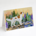 Setter Greeting Cards Pack of 8 Blank Cards with Envelopes Whimsical A7 Size 5x7