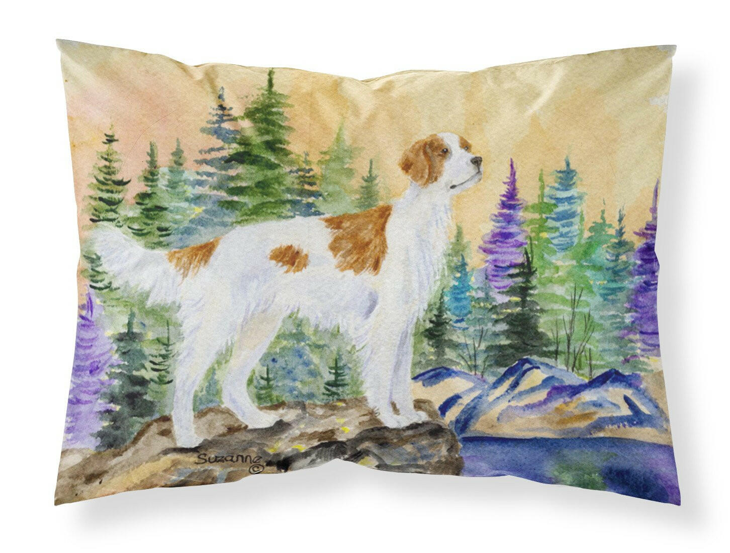 Setter Standard Pillowcase Lightweight Super Soft Easy Care Decorative Artwork Pillowcase, Standard
