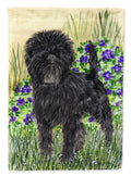 Affenpinscher House Flag 28x40 Porch Sleeve Pole Decorative Outside Yard Banner Artwork Wall Hanging, Polyester