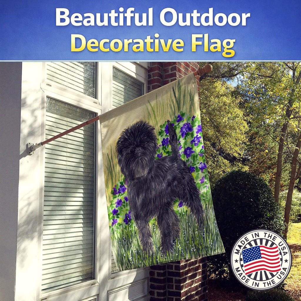 Affenpinscher House Flag 28x40 Porch Sleeve Pole Decorative Outside Yard Banner Artwork Wall Hanging, Polyester