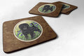 Affenpinscher Foam Coasters Set of 4 Cup Coasters for Indoor Outdoor, Tabletop Protection, Anti Slip, Mouse pad Material
