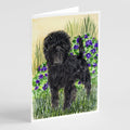Affenpinscher Greeting Cards Pack of 8 Blank Cards with Envelopes Whimsical A7 Size 5x7