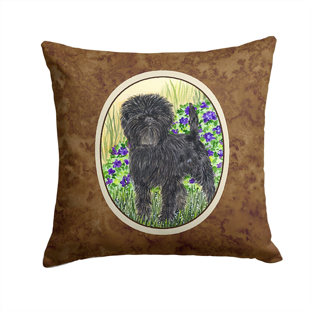 Affenpinscher Decorative Throw Pillow 14x14 Indoor Outdoor Accent Cushion, Fabric Cover with Insert for Sofa, Bed, Porch & Living Room