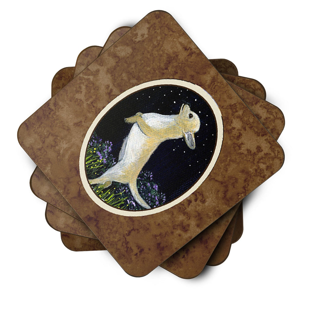 Chihuahua Foam Coasters Set of 4 Cup Coasters for Indoor Outdoor, Tabletop Protection, Anti Slip, Mouse pad Material