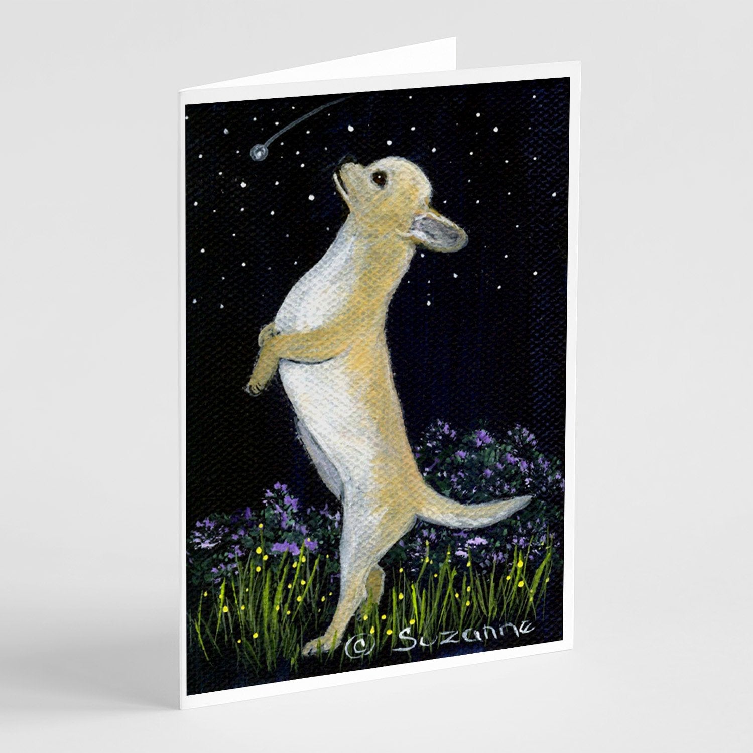 Chihuahua Greeting Cards Pack of 8 Blank Cards with Envelopes Whimsical A7 Size 5x7