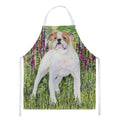 English Bulldog Apron Cooking Kitchen Server Baking Crafts Gardening for Adult Women Men, Unisex, Large, Multicolor