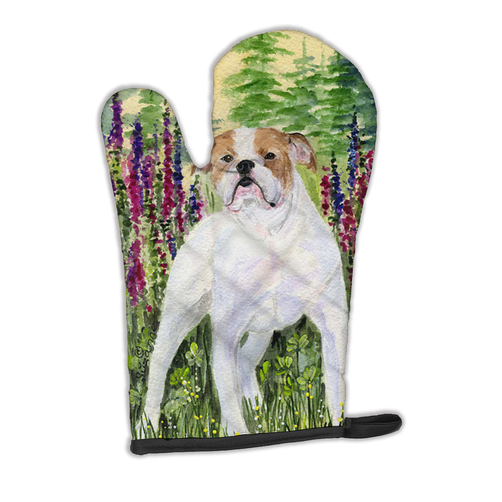 English Bulldog Oven Mitt Heat Resistant Thick Oven Mitt for Hot Pans and Oven, Kitchen Mitt Protect Hands, Cooking Baking Glove