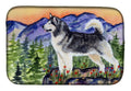 Alaskan Malamute Dish Drying Mat Absorbent Dish Drying Mat Pad for Kitchen Counter Dish Drainer Mat for Countertop, 14 x 21", Multicolor