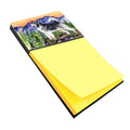 Alaskan Malamute Watercolor Sticky Note Holder Refillable Dispenser Desk Accessory 3x3 Pad Gift