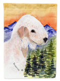 Bedlington Terrier House Flag 28x40 Porch Sleeve Pole Decorative Outside Yard Banner Artwork Wall Hanging, Polyester
