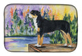 Greater Swiss Mountain Dog Dish Drying Mat Absorbent Dish Drying Mat Pad for Kitchen Counter Dish Drainer Mat for Countertop, 14 x 21", Multicolor