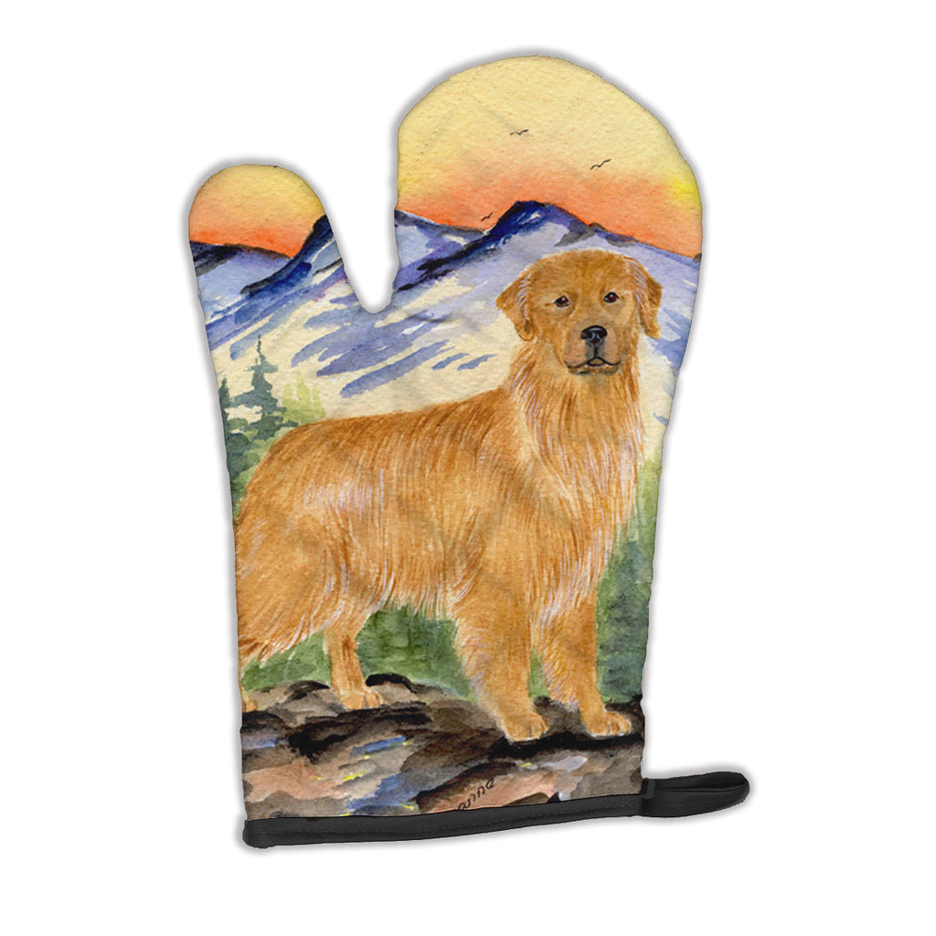 Golden Retriever Oven Mitt Heat Resistant Thick Oven Mitt for Hot Pans and Oven, Kitchen Mitt Protect Hands, Cooking Baking Glove