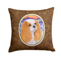 Cavalier Spaniel Decorative Throw Pillow 14x14 Indoor Outdoor Accent Cushion, Fabric Cover with Insert for Sofa, Bed, Porch & Living Room