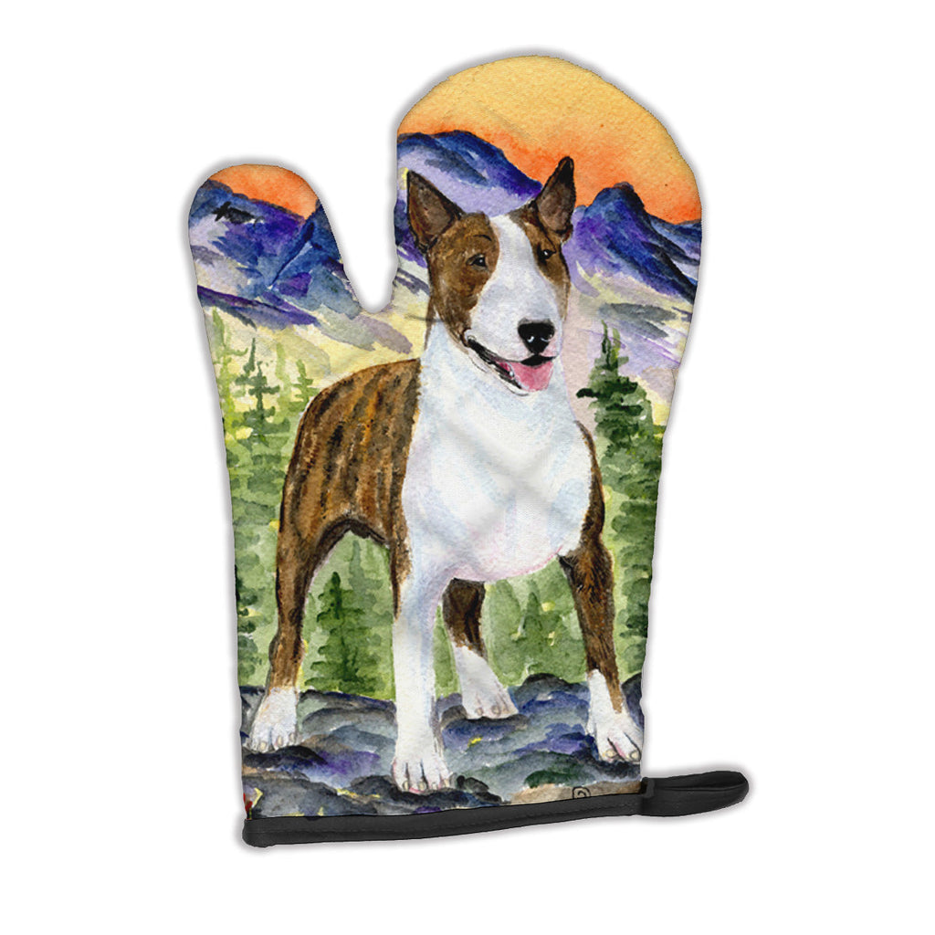 Bull Terrier Oven Mitt Heat Resistant Thick Oven Mitt for Hot Pans and Oven, Kitchen Mitt Protect Hands, Cooking Baking Glove