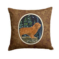 Sussex Spaniel Decorative Throw Pillow 14x14 Indoor Outdoor Accent Cushion, Fabric Cover with Insert for Sofa, Bed, Porch & Living Room