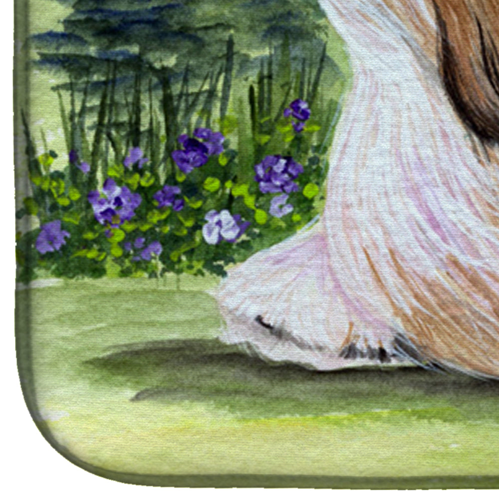 Shih Tzu Dish Drying Mat Absorbent Dish Drying Mat Pad for Kitchen Counter Dish Drainer Mat for Countertop, 14 x 21", Multicolor