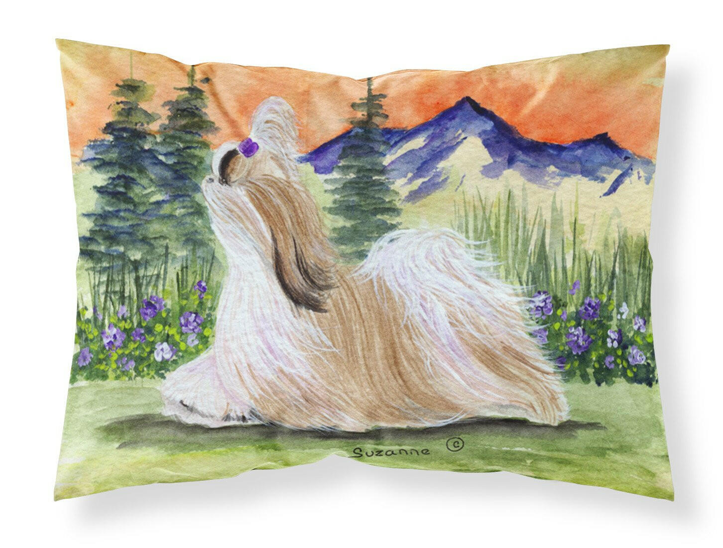 Shih Tzu Standard Pillowcase Lightweight Super Soft Easy Care Decorative Artwork Pillowcase, Standard