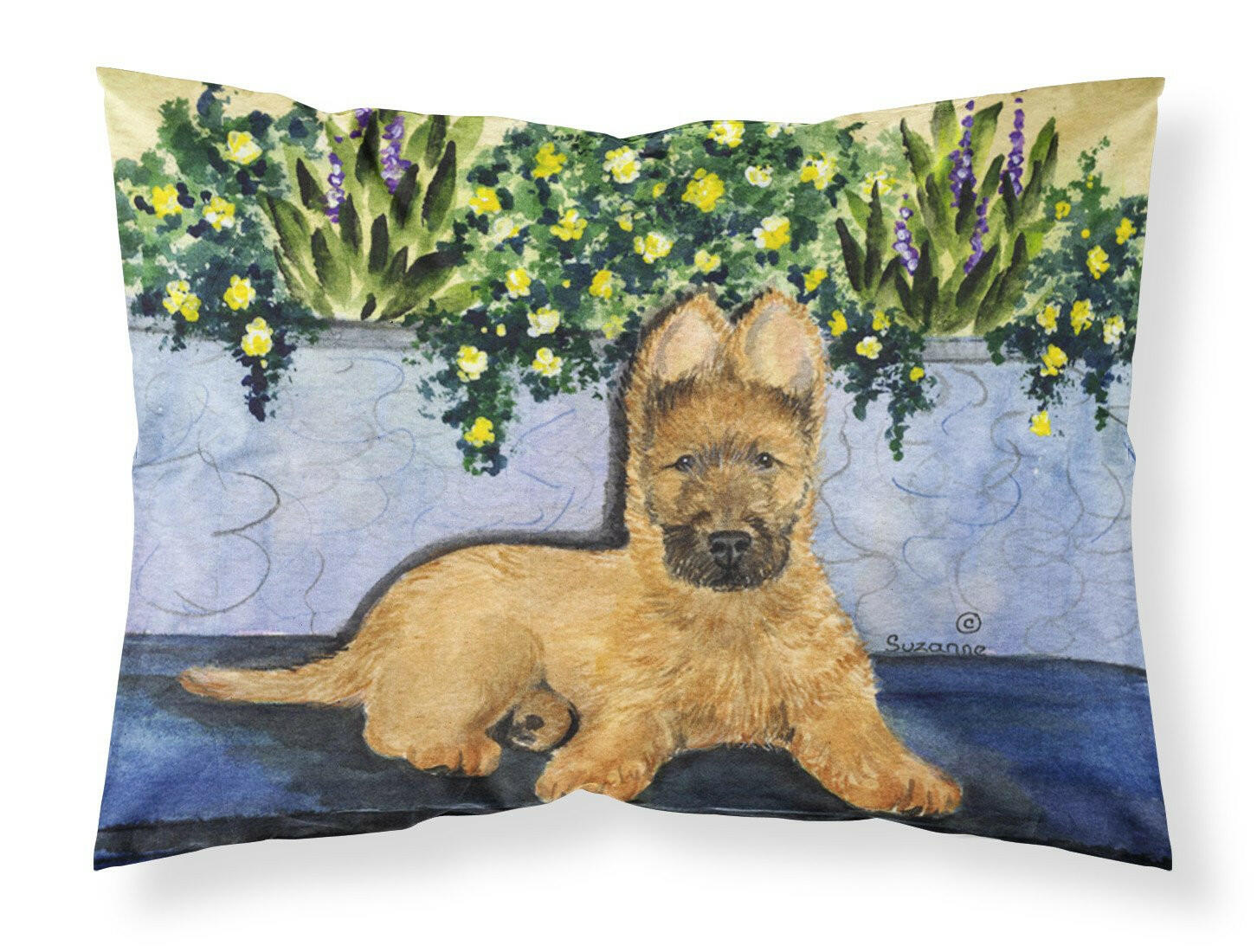 Briard Standard Pillowcase Lightweight Super Soft Easy Care Decorative Artwork Pillowcase, Standard