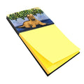 Briard Watercolor Sticky Note Holder Refillable Dispenser Desk Accessory 3x3 Pad Gift