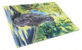 Afghan Hound Cutting Board Tempered Glass Kitchen Cutting Surface, Heat Resistant Chopping, Non-Slip Feet, Food Prep & Serving
