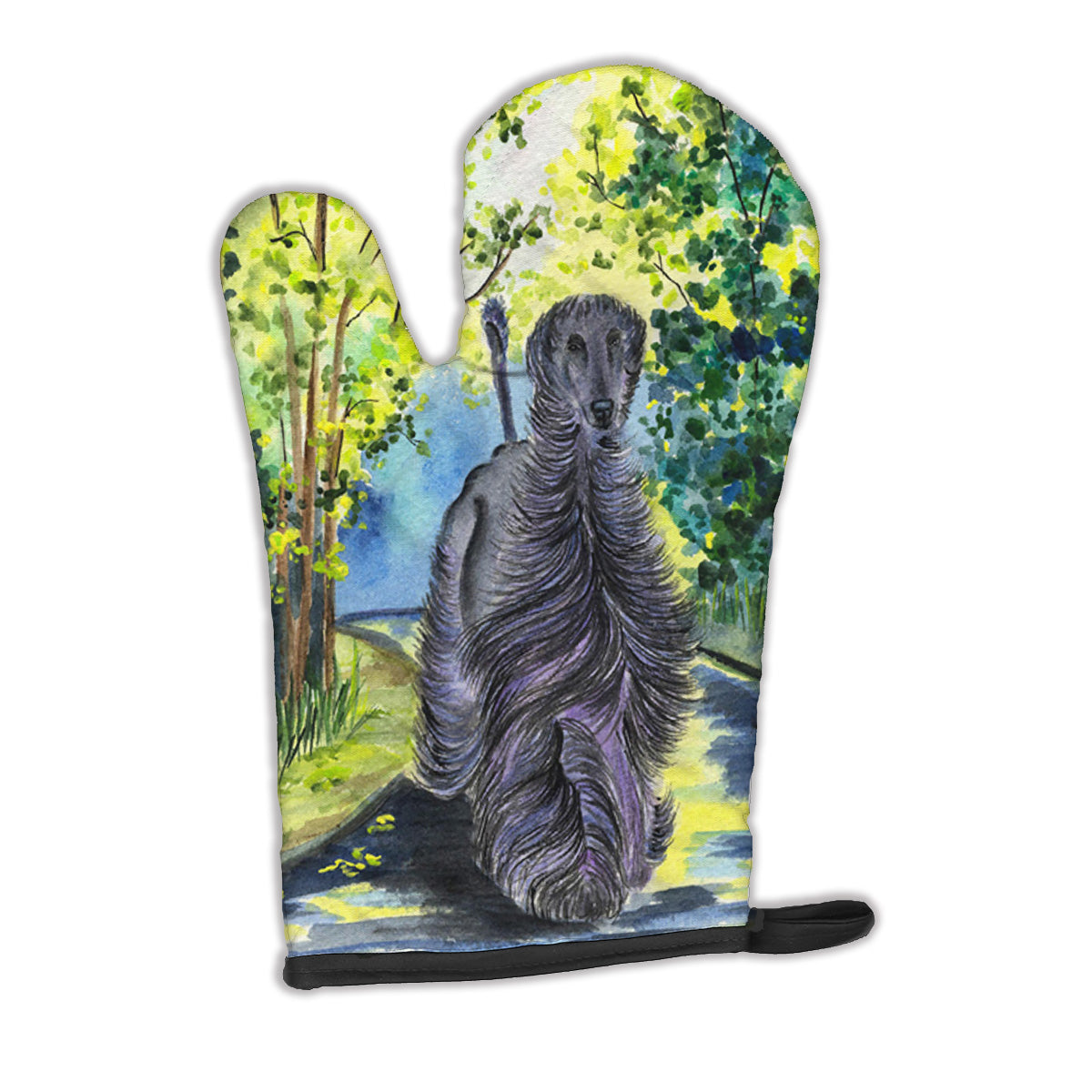 Afghan Hound Oven Mitt Heat Resistant Thick Oven Mitt for Hot Pans and Oven, Kitchen Mitt Protect Hands, Cooking Baking Glove