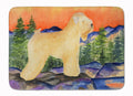 Wheaten Terrier Soft Coated Memory Foam Kitchen Mat Machine Washable Anti-Fatigue Cushion Comfort Bath or Kitchen Rug