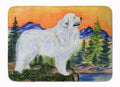 Great Pyrenees Memory Foam Kitchen Mat Machine Washable Anti-Fatigue Cushion Comfort Bath or Kitchen Rug