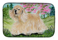 Cocker Spaniel Dish Drying Mat Absorbent Dish Drying Mat Pad for Kitchen Counter Dish Drainer Mat for Countertop, 14 x 21", Multicolor
