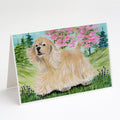 Cocker Spaniel Greeting Cards Pack of 8 Blank Cards with Envelopes Whimsical A7 Size 5x7