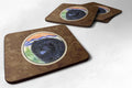 Chow Chow Foam Coasters Set of 4 Cup Coasters for Indoor Outdoor, Tabletop Protection, Anti Slip, Mouse pad Material