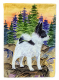 Papillon House Flag 28x40 Porch Sleeve Pole Decorative Outside Yard Banner Artwork Wall Hanging, Polyester