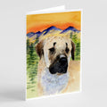 Anatolian Shepherd Greeting Cards Pack of 8 Blank Cards with Envelopes Whimsical A7 Size 5x7