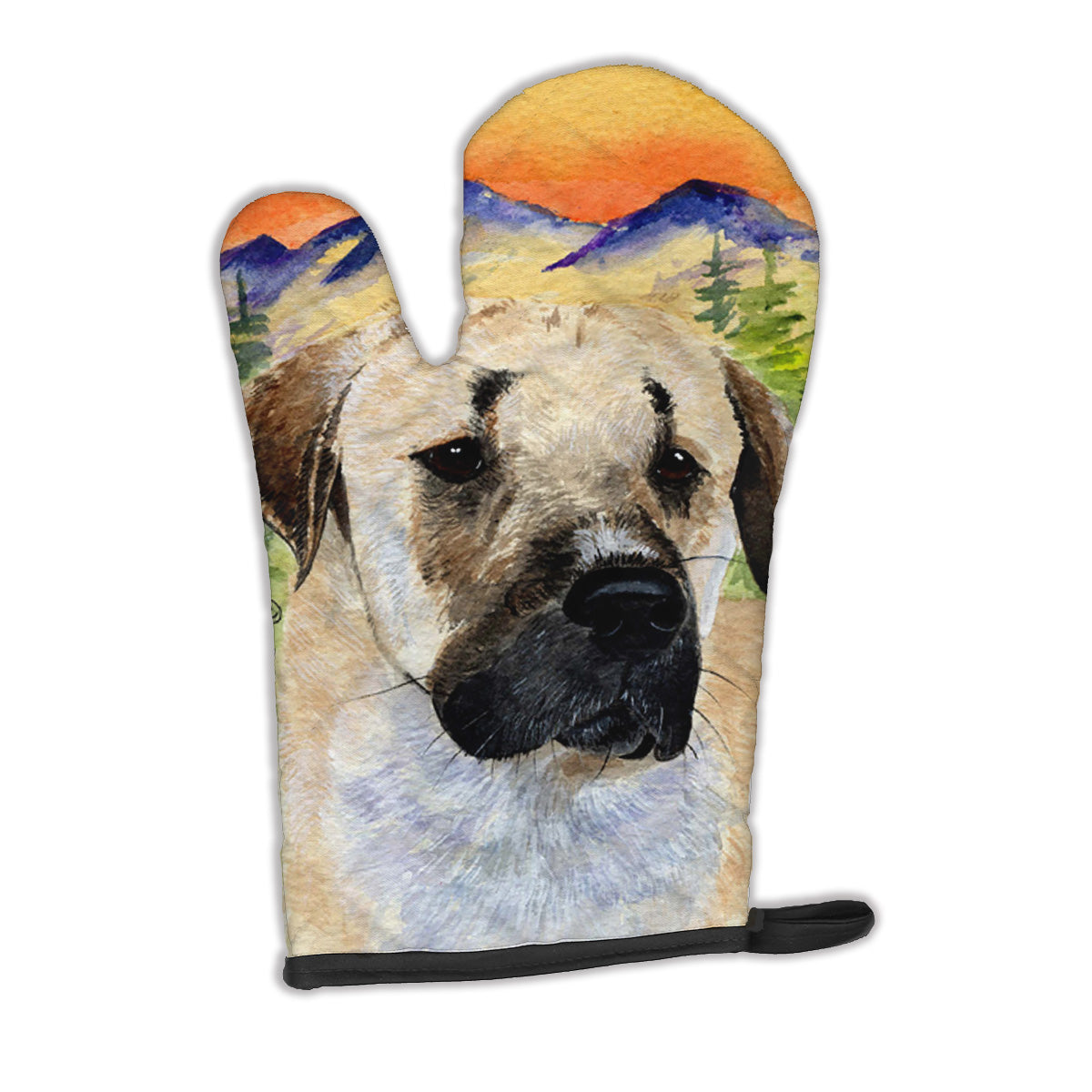Anatolian Shepherd Oven Mitt Heat Resistant Thick Oven Mitt for Hot Pans and Oven, Kitchen Mitt Protect Hands, Cooking Baking Glove