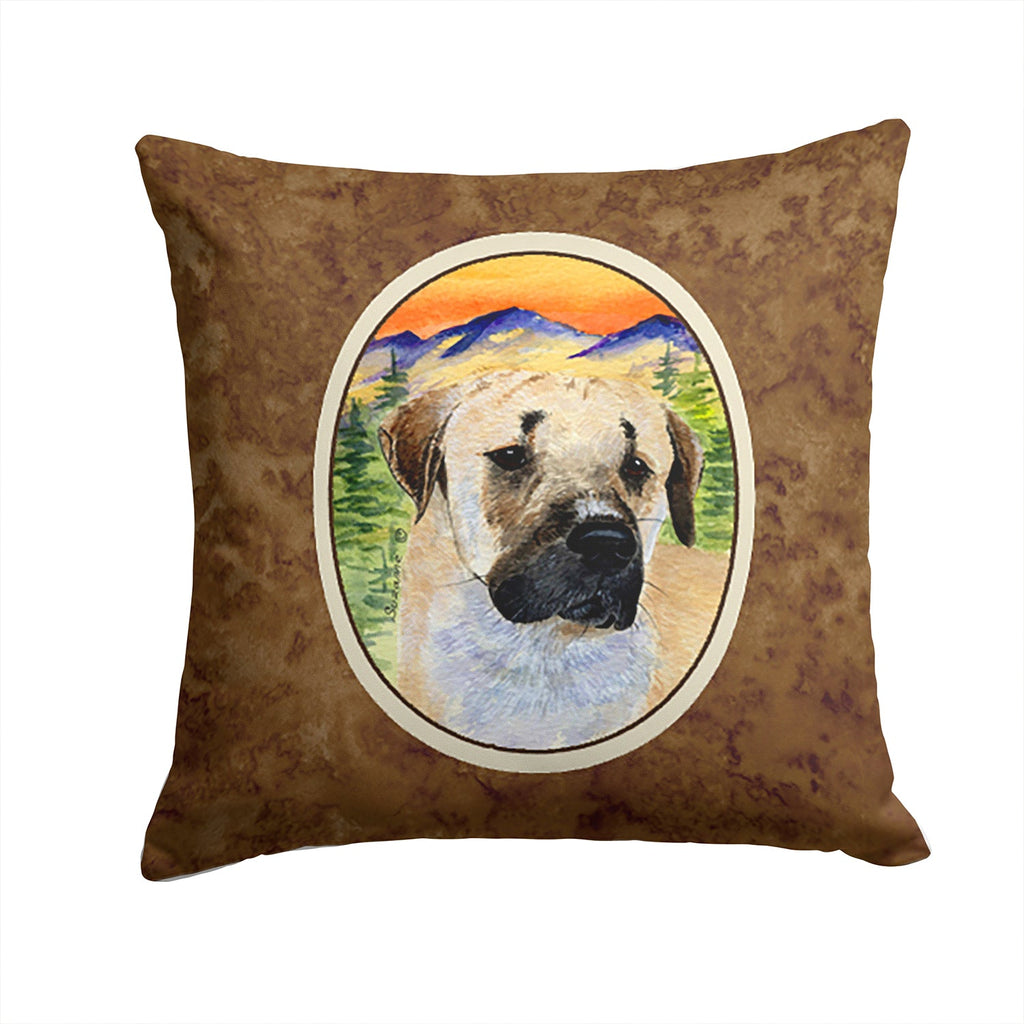 Anatolian Shepherd Decorative Throw Pillow 14x14 Indoor Outdoor Accent Cushion, Fabric Cover with Insert for Sofa, Bed, Porch & Living Room