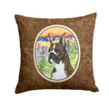 Boxer Decorative Throw Pillow 14x14 Indoor Outdoor Accent Cushion, Fabric Cover with Insert for Sofa, Bed, Porch & Living Room