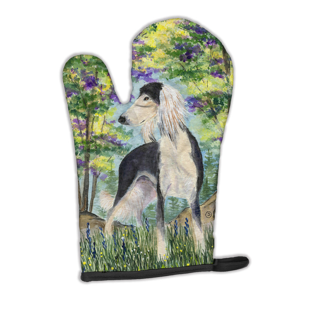 Saluki Oven Mitt Heat Resistant Thick Oven Mitt for Hot Pans and Oven, Kitchen Mitt Protect Hands, Cooking Baking Glove