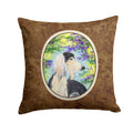 Saluki Decorative Throw Pillow 14x14 Indoor Outdoor Accent Cushion, Fabric Cover with Insert for Sofa, Bed, Porch & Living Room