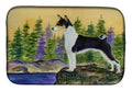 Basenji Dish Drying Mat Absorbent Dish Drying Mat Pad for Kitchen Counter Dish Drainer Mat for Countertop, 14 x 21", Multicolor