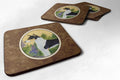 Basenji Foam Coasters Set of 4 Cup Coasters for Indoor Outdoor, Tabletop Protection, Anti Slip, Mouse pad Material