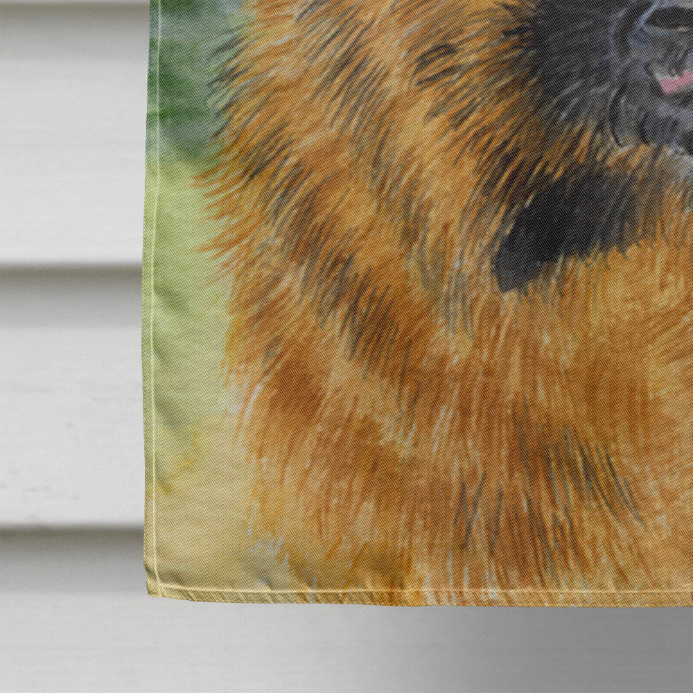 Leonberger House Flag 28x40 Porch Sleeve Pole Decorative Outside Yard Banner Artwork Wall Hanging, Polyester