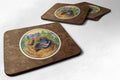 Leonberger Foam Coasters Set of 4 Cup Coasters for Indoor Outdoor, Tabletop Protection, Anti Slip, Mouse pad Material