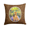 Airedale Decorative Throw Pillow 14x14 Indoor Outdoor Accent Cushion, Fabric Cover with Insert for Sofa, Bed, Porch & Living Room