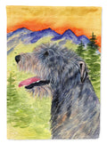 Irish Wolfhound House Flag 28x40 Porch Sleeve Pole Decorative Outside Yard Banner Artwork Wall Hanging, Polyester