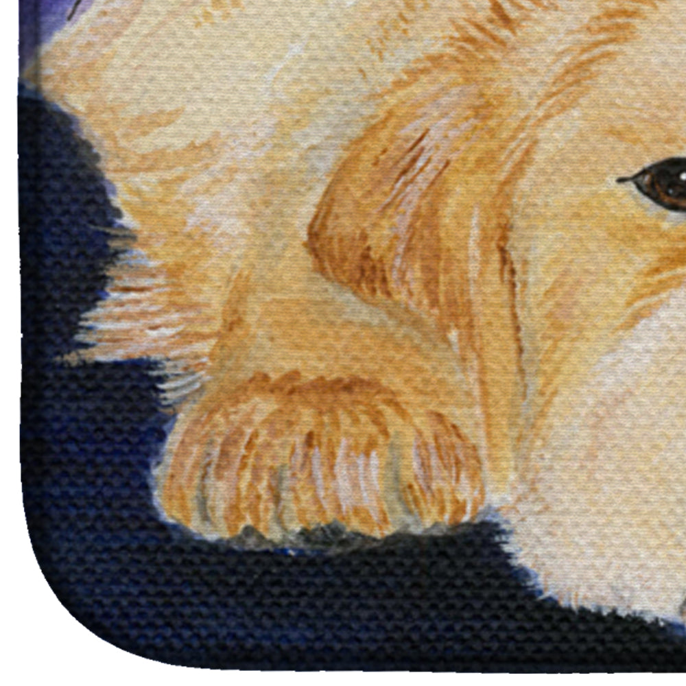 Golden Retriever Dish Drying Mat Absorbent Dish Drying Mat Pad for Kitchen Counter Dish Drainer Mat for Countertop, 14 x 21", Multicolor