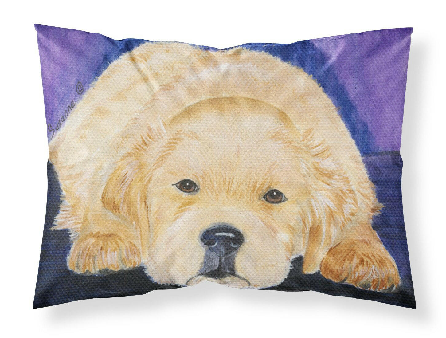 Golden Retriever Standard Pillowcase Lightweight Super Soft Easy Care Decorative Artwork Pillowcase, Standard